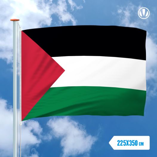 Vlag Palestina 225x350cm