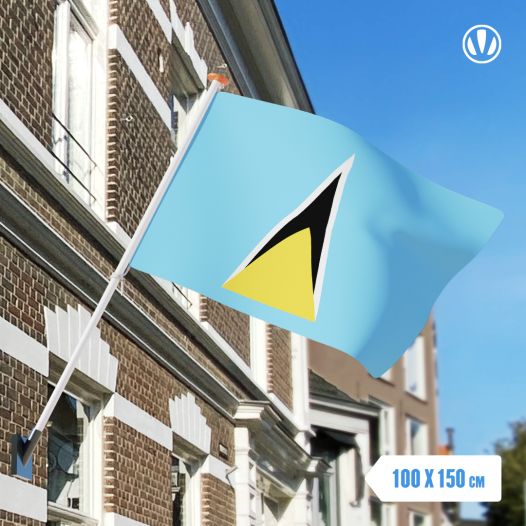 Vlag Saint Lucia 100x150cm - Spunpoly