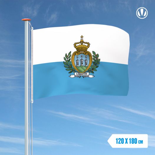 Vlag San Marino 120x180cm