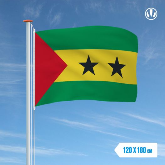 Vlag Sao Tomé en Principe 120x180cm