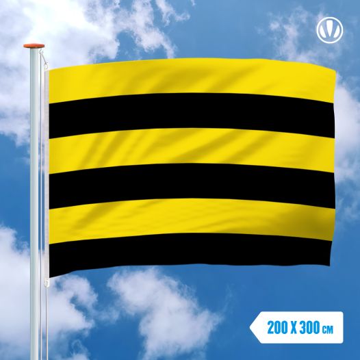 Vlag Schiedam 200x300cm