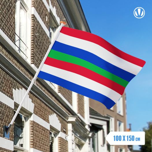 Vlag Schiermonnikoog 100x150cm - Spunpoly