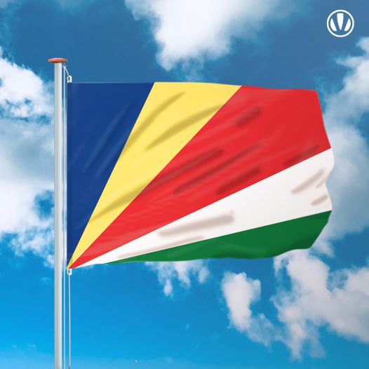 vlag de Seychellen 150x225cm - Spunpoly