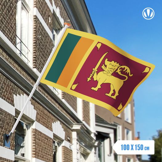 Vlag Sri Lanka 100x150cm - Glanspoly