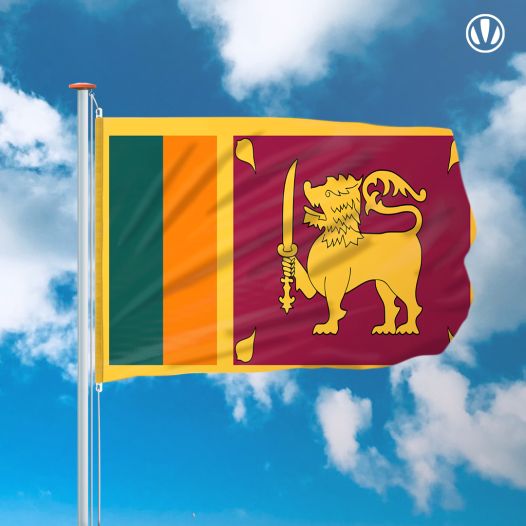 Vlag Sri Lanka 150x225cm - Spunpoly