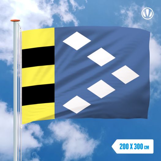 Vlag Sudwest-Fryslan 200x300cm