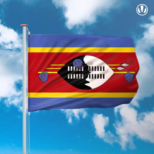 vlag Swaziland 150x225cm - Spunpoly