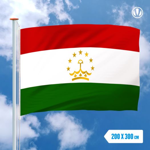 Vlag Tadzjikistan 200x300cm - Spunpoly