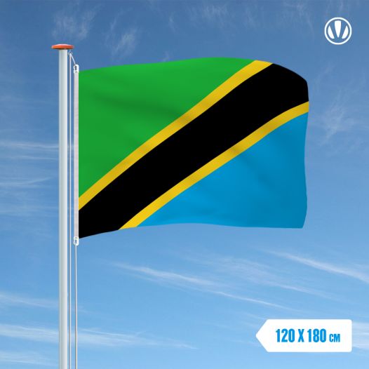 Vlag Tanzania 120x180cm