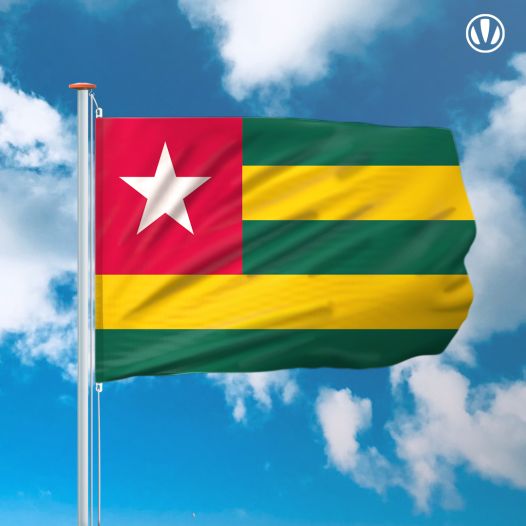 vlag Togo 150x225cm - Spunpoly