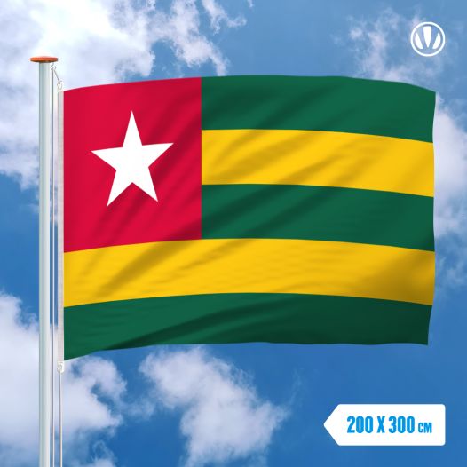 Vlag Togo 200x300cm