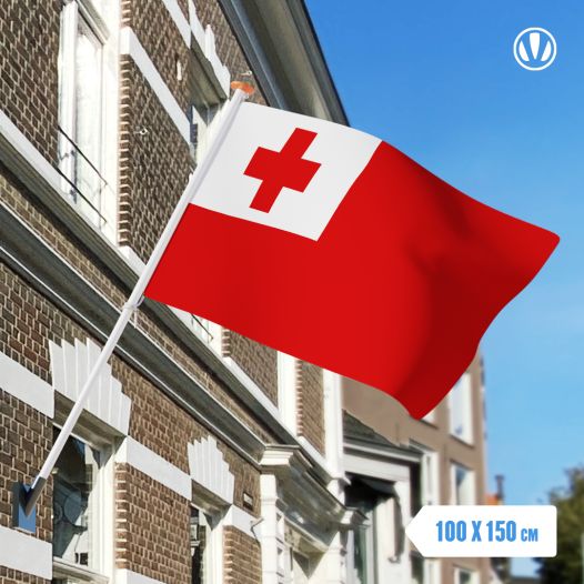 vlag Tonga 100x150cm - Spunpoly