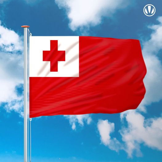 vlag Tonga 150x225cm - Spunpoly