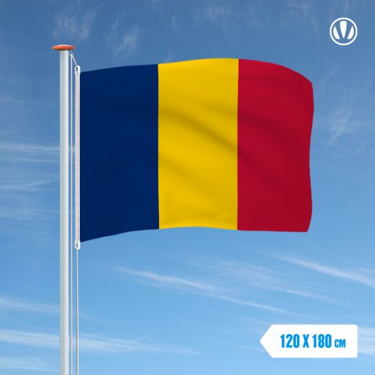 Vlag Tsjaad 120x180cm