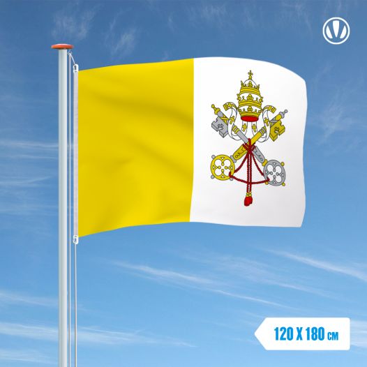 Vlag Vaticaanstad 120x180cm