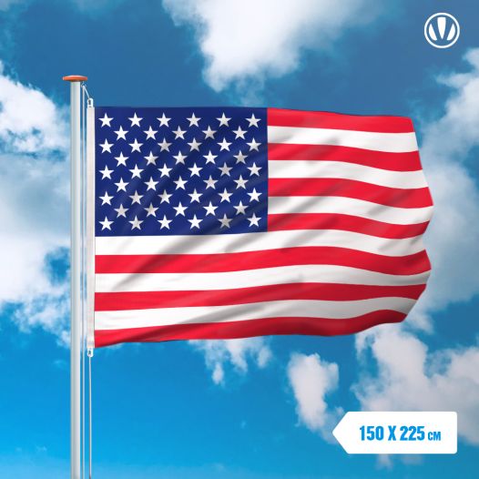 Vlag Verenigde Staten | Amerika 150x225cm - Spunpoly