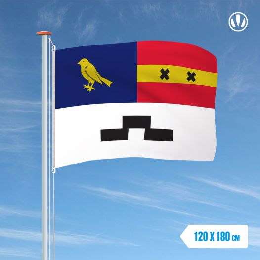 Vlag Vinkeveen met oude wapen 120x180cm