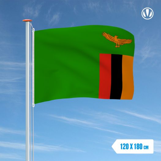 Vlag Zambia 120x180cm