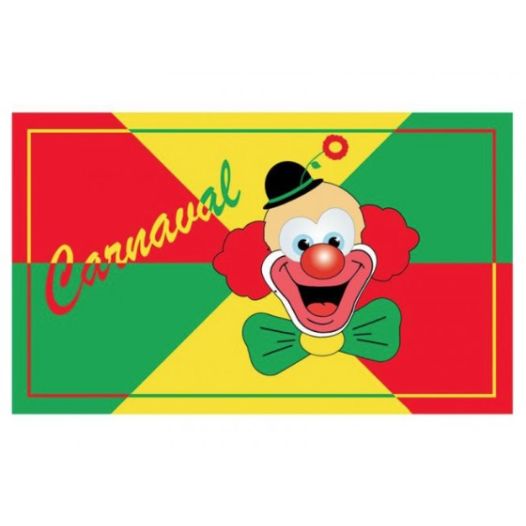 Vlag Carnaval Limburg Clown 90x150cm