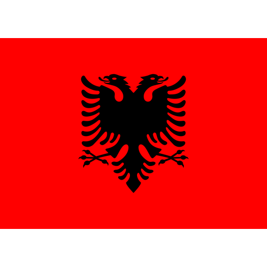 Vlag Albanië 50x75cm