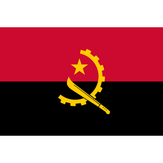 Vlag Angola 70x100cm