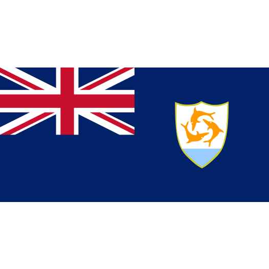 Vlag Anguilla 30x45cm