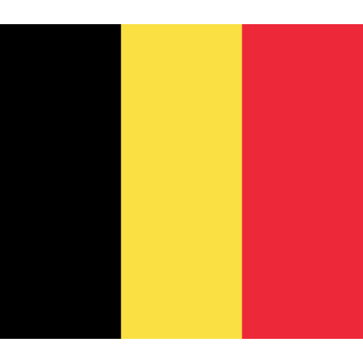 Auto sticker Belgische vlag