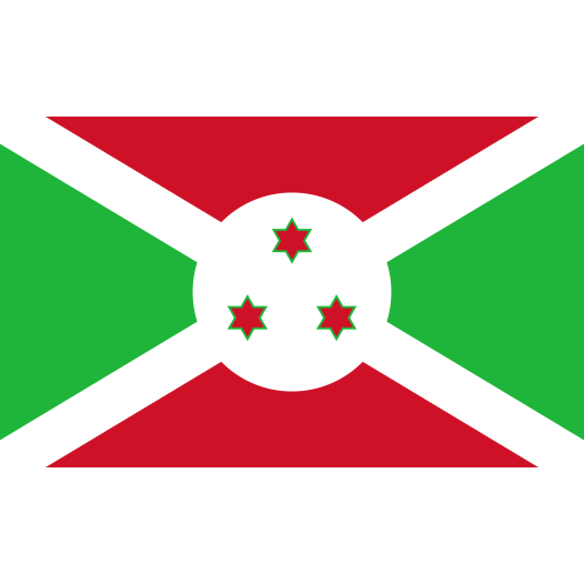 Vlag Burundi 30x45cm