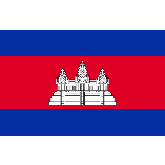 Vlag Cambodja 30x45cm