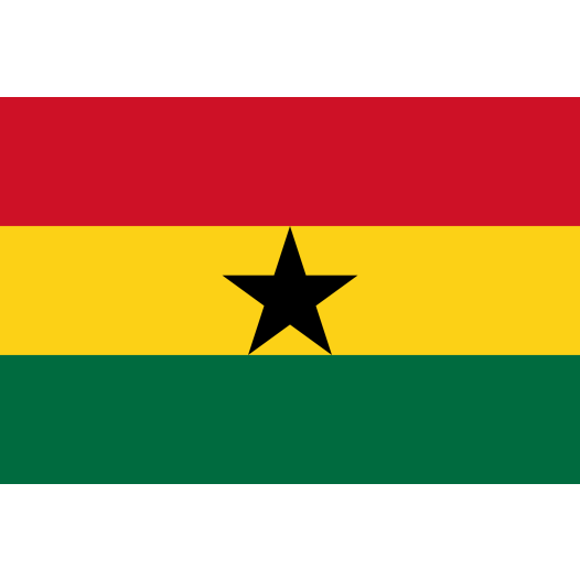 Vlag Ghana 70x100cm