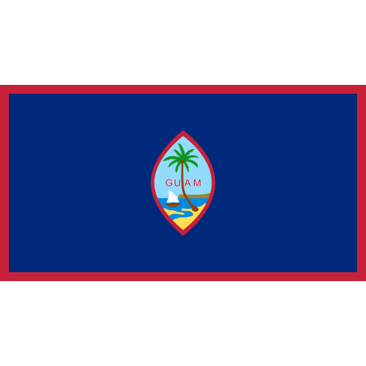 Vlag Guam 30x45cm