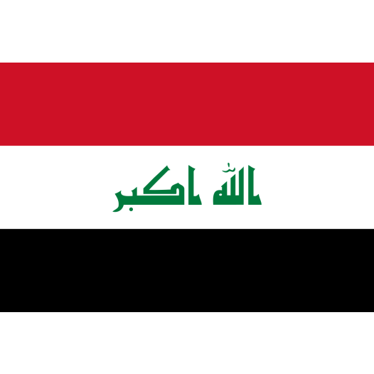 Vlag Irak 30x45cm