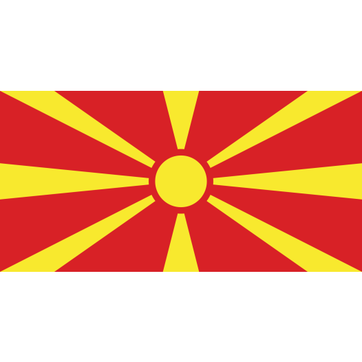 Vlag Macedonië 50x75cm