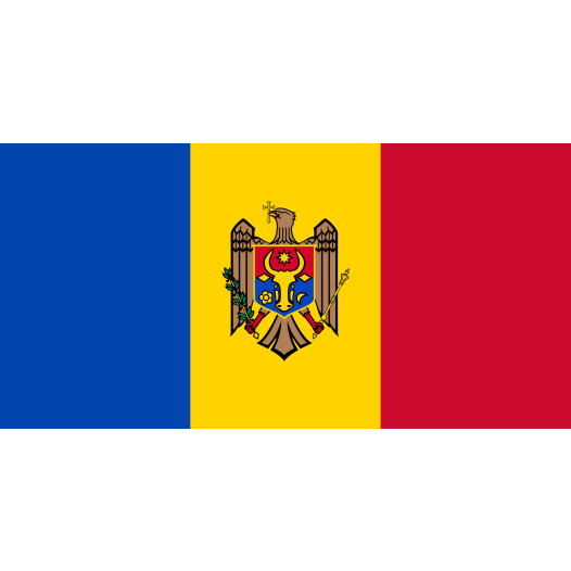 Vlag Moldavië 30x45cm