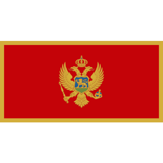 Vlag Montenegro 50x75cm