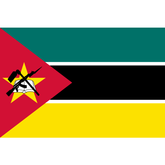 Vlag Mozambique 70x100cm