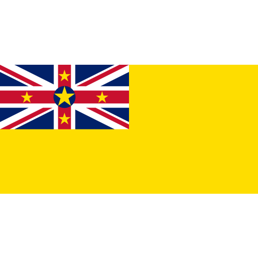 Vlag Niue 30x45cm