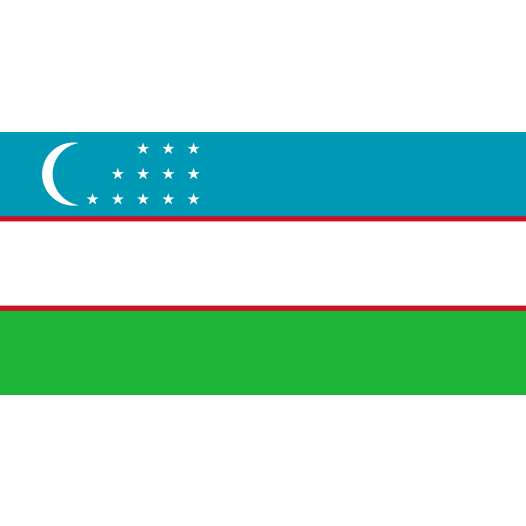 Vlag Oezbekistan 70x100cm