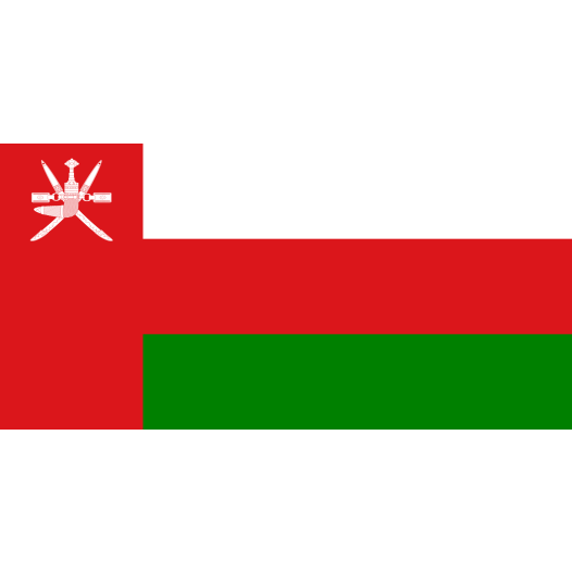 Vlag Oman 70x100cm