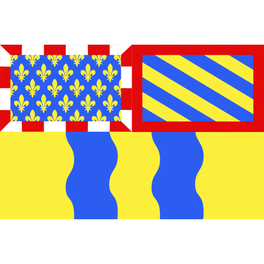 Vlag Saône-et-Loire 120x180cm