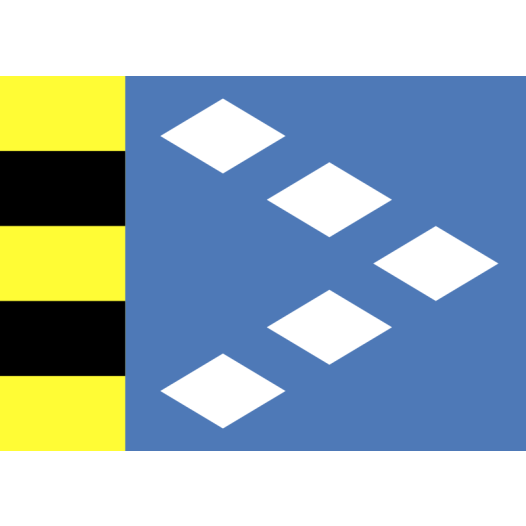 Vlag Sudwest-Fryslan 70x100cm