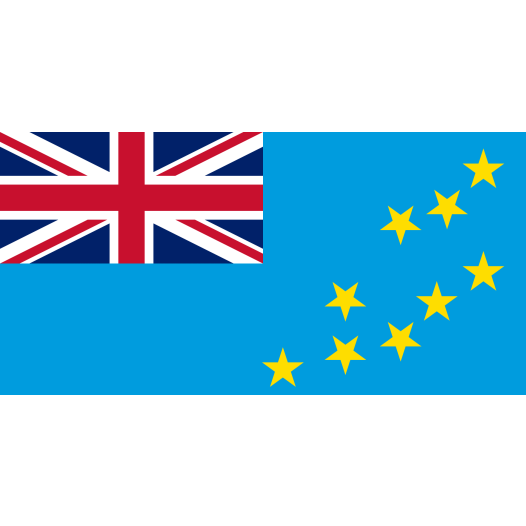 Vlag Tuvalu 50x75cm