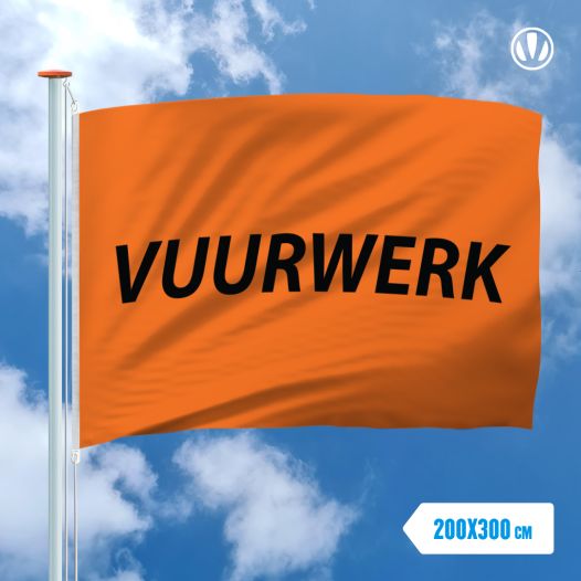 Vuurwerk vlag 200x300cm