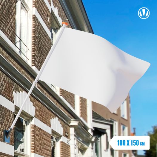 Witte vlag 100x150cm