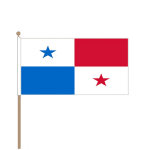 Zwaaivlag Panama 15x22,5cm | Stof