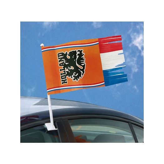 Autovlag Holland met Leeuw en franjes