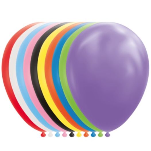 Ballonnen vrolijke kleuren 10 stuks