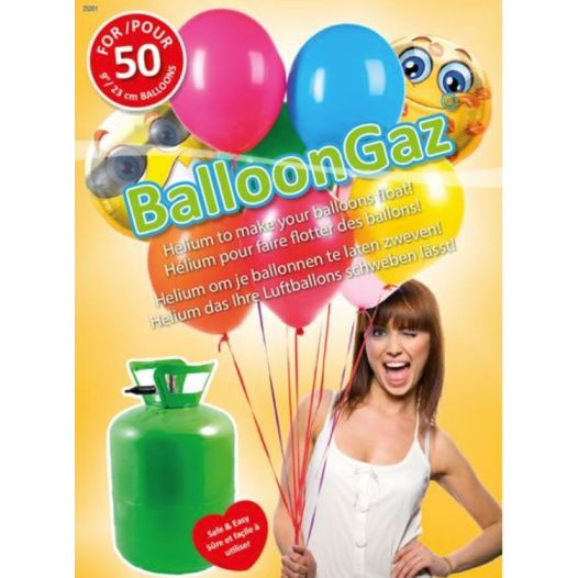 Ballonnenpomp helium cylinder voor 50 ballonnen 0.4 m3