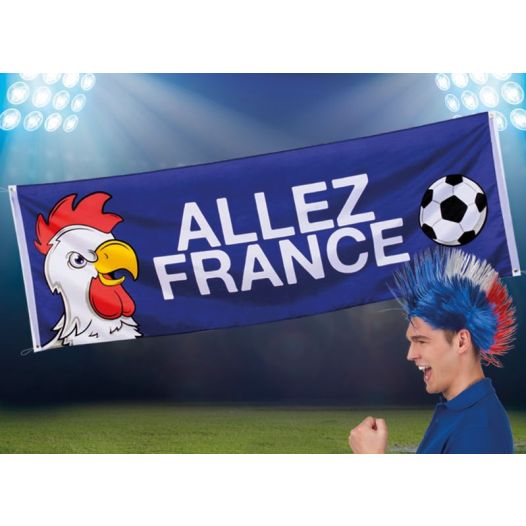 Spandoek Frankrijk - Allez France | 74x220cm