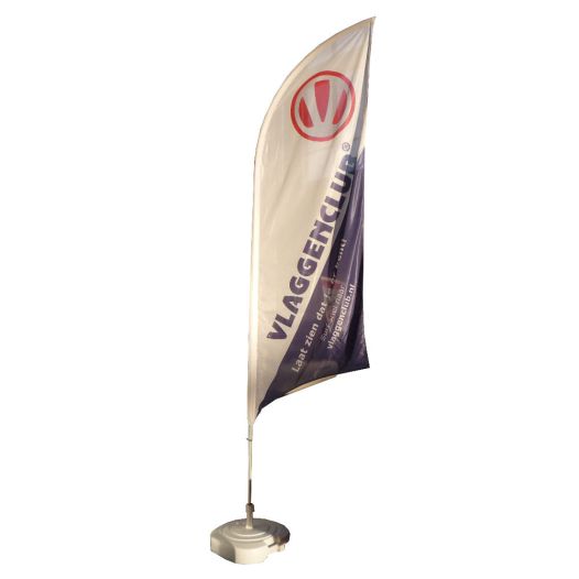 Beachflag Medium - 260cm | Op maat bedrukken